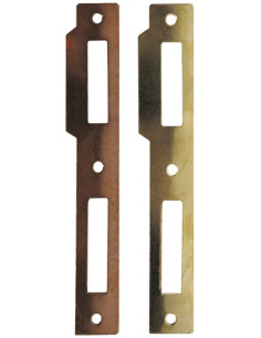 CONTROPIASTRA PATENT BORDO QUADRO BRONZATA - BONAITI