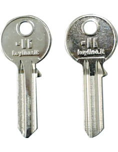 CHIAVE KEYLINE UNIVERSAL UN4D UL052 ACCIAIO - KEYLINE