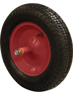 RUOTA PNEUMATICA PER CARRIOLA SMONTATA ZINC. - Senza Marca