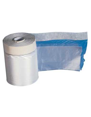 FILM POLIETILENE PER MASCHERARE C/ADESIVO - Senza Marca | Utensili Store