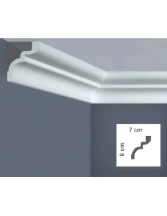 CORNICE SOFFITTO POLISTIRENE 2MT - BOVELACCI