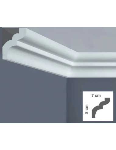 CORNICE SOFFITTO POLISTIRENE 2MT - BOVELACCI | Utensili Store