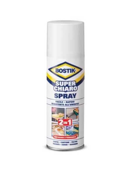 COLLA UNIVERSALE SPRAY SUPER CHIARO BOSTIK - BOSTIK | Utensili Store