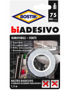 NASTRO BIADESIVO RIMOVIBILE - BOSTIK