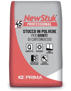 STUCCO IN POLVERE X CARTONGESSO K2 NEW STUK - k2