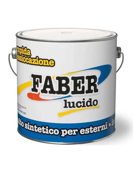 SMALTO “FABER” 14LT BIANCO 9010 RAPIDA ESSICCAZIONE LUCIDO - italchimica | Utensili Store