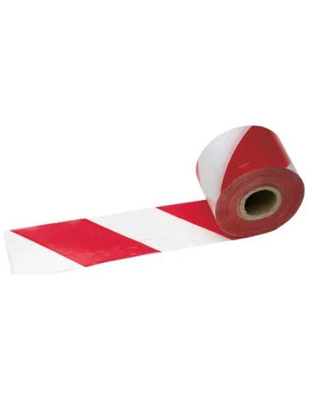 NASTRO SEGNALETICO MAURER BIANCO ROSSO STRADALE 200MT - MAURER | Utensili Store