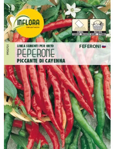 SEMI ORTO PEPERONE PICCANTE CAYENNA - Senza Marca