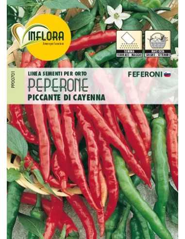 SEMI ORTO PEPERONE PICCANTE CAYENNA - Senza Marca | Utensili Store