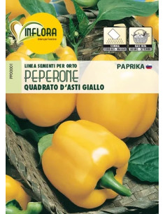 SEMI ORTO PEPERONE QUADRATO GIALLO - Senza Marca