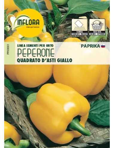 SEMI ORTO PEPERONE QUADRATO GIALLO - Senza Marca | Utensili Store