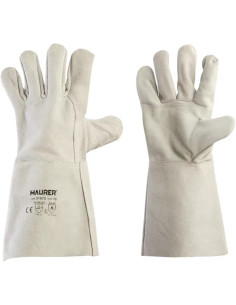GUANTI LAVORO CROSTA WELDING MAURER CON MANICHETTA - MAURER