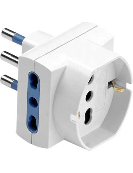 ADATTATORE TRIPLO SCHUKO BIANCO MAURER - MAURER | Utensili Store