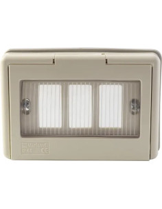 PLACCA PER ESTERNO CON PORTELLO AVORIO MAURER - Senza Marca