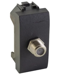 PRESA COASSIALE SAT/TV LIVING GRIGIO MAURER - Senza Marca 2