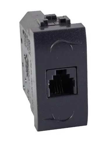 PRESA TELEFONICA LIVING PLUS RJ11-4C GRIGIO - Senza Marca | Utensili Store