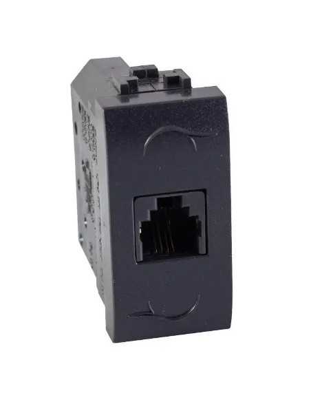 PRESA TELEFONICA LIVING PLUS RJ11-4C GRIGIO - Senza Marca | Utensili Store