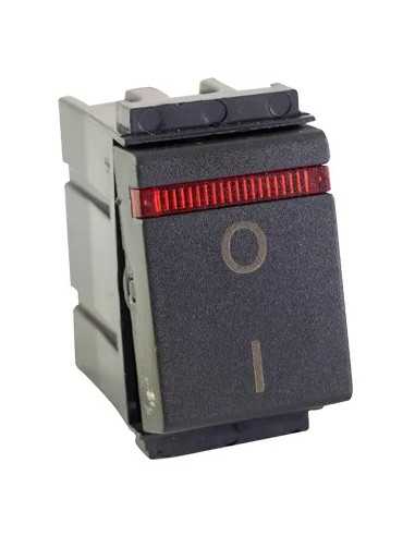 INTERRUTORE BIPOLARE CON SPIA LIVING 16A GRIGIO - Senza Marca | Utensili Store