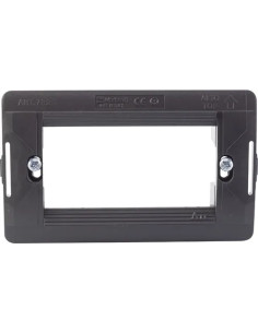 SUPPORTO INTERRUTTORI LIVING STANDARD A75 3 POSTI GRIGIO MAURER - Senza Marca