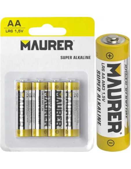 BATTERIE MAURER ALKALINE STILO ULTRAPOWER - MAURER | Utensili Store