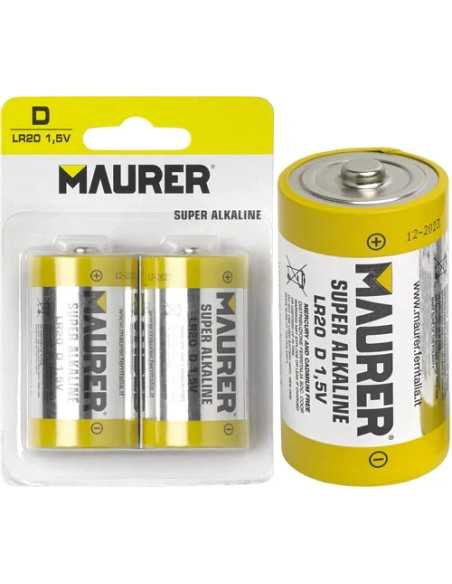 BATTERIE MAURER ALKALINE TORCIA - MAURER | Utensili Store