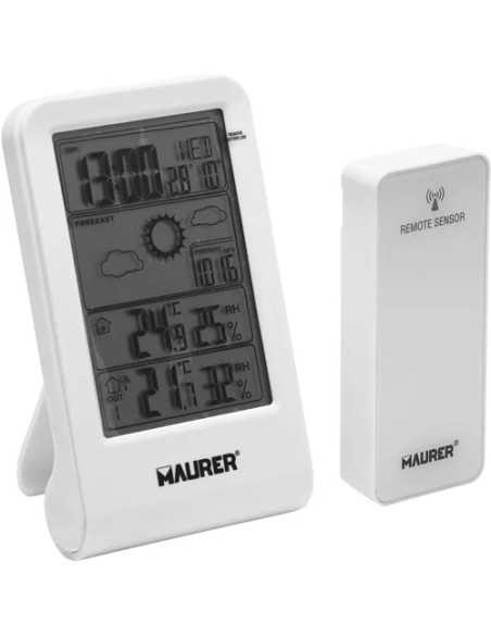 STAZIONE METEO DIGITALE WIRELESS CON BAROMETRO MAURER - MAURER | Utensili Store