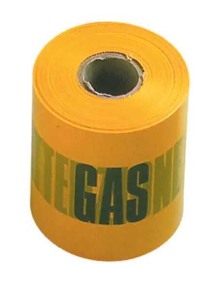 NASTRO SEGNALETICO GIALLO GAS - Senza Marca | Utensili Store