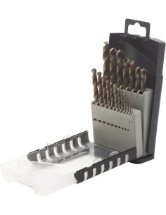 PUNTE HSS COBALTO 5% SET 19PZ - Senza Marca