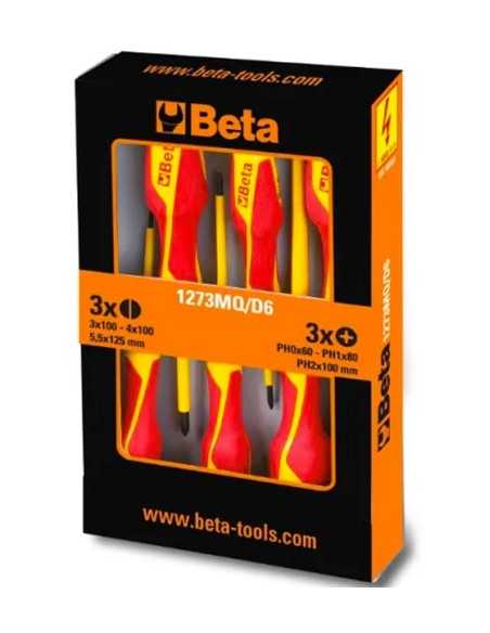 SERIE CACCIAVITE ISOLANTI BETA 1273MQ/D6 SERIE - BETA | Utensili Store