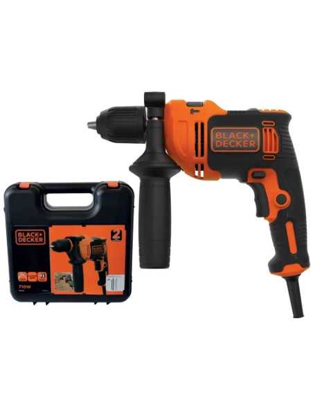 TRAPANO PERCUSSIONE B&D BEH 710K-QS - BLACK+DECKER | Utensili Store