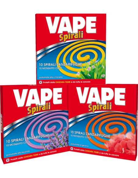 INSETTICIDA SPIRALE ZANZARE VAPE - VAPE | Utensili Store