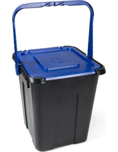 PATTUMIERA PER DIFFERENZIATA CUBE 20LT BLU - DUPLAST
