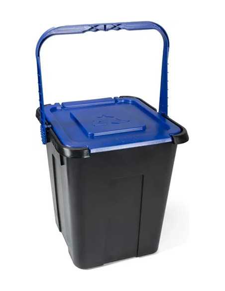 PATTUMIERA PER DIFFERENZIATA CUBE 20LT BLU - DUPLAST | Utensili Store