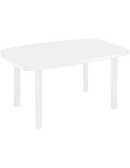 TAVOLO RESINA BIANCO RETTANG. ULISSE - Senza Marca | Utensili Store