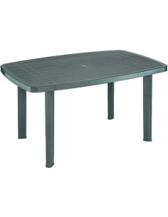 Tavolo Resina Verde Rettang. Ulisse  - Senza Marca