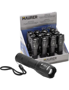 TORCE LED ALLUMINIO ALTA LUMINOSITA' MAURER - MAURER