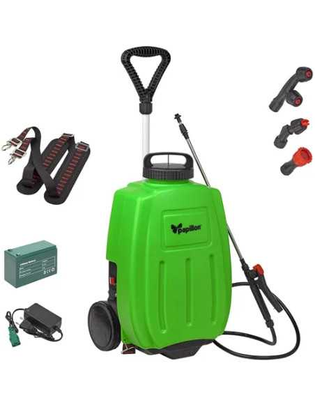 POMPA A CARRELLO A BATTERIA LITIO 16 LT 12V 8AH - PAPILLON | Utensili Store