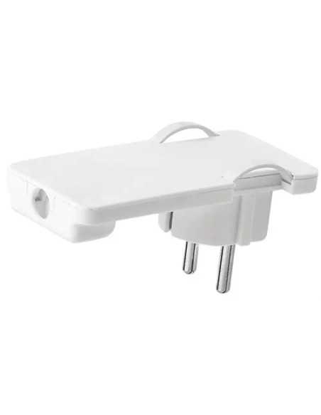 SPINA PIATTA SALVASPAZIO SCHUKO 16A BIANCO MAURER - MAURER | Utensili Store
