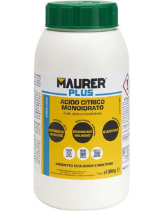 ACIDO CITRICO MONOIDRATO 1KG - MAURER PLUS - MAURER-PLUS