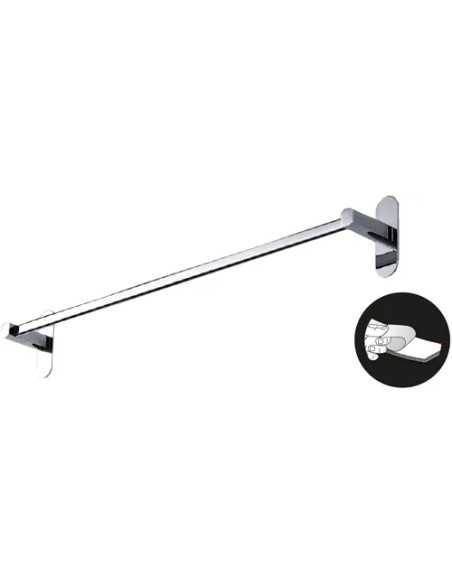 BARRA PORTA ASCIUGAMANI CROMATO AUTOADESIVO MAURER - MAURER | Utensili Store