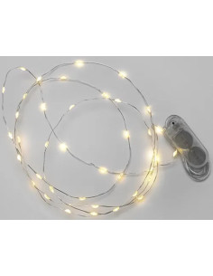NATALE - LUCI DECORATIVE 40 MICROLED BATTERIE INCL. - MAURER