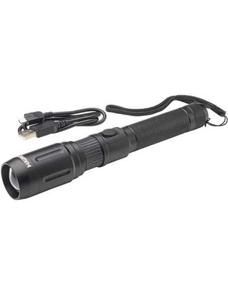 TORCIA BATTERIA 1 LED RICARICABILE USB C/ZOOM MAURER- CF. BLISTER - MAURER | Utensili Store