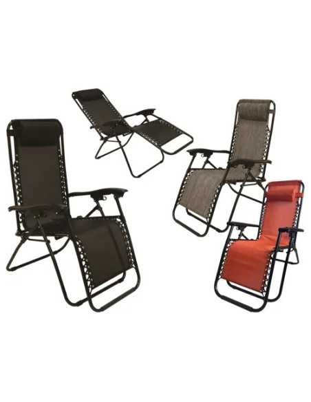 SEDIE RECLINABILI ZEN BLACK - Senza Marca | Utensili Store