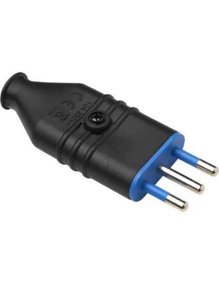 SPINA ANTISCHIACCIAMENTO 10A 2P+T NERO MAURER - MAURER | Utensili Store