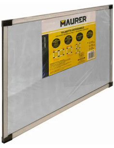 ZANZARIERA TELAIO ESTENSIBILE ORIENTABILE GRIGIO MAURER FIBRA - MAURER