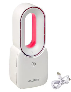 VENTILATORE DA TAVOLO A BATTERIA RICA. MAURER 3VEL - MAURER