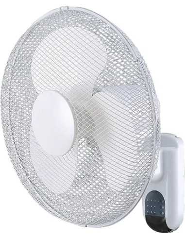 VENTILATORE A PARETE 40CM MAURER 3VEL C/TELECOMANDO - MAURER | Utensili Store