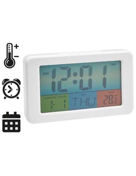 OROLOGIO SVEGLIA DIGITALE C/TERMOMETRO E CALENDARIO MAURER - MAURER | Utensili Store