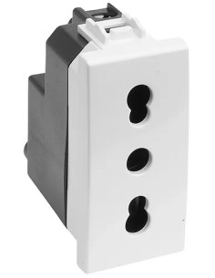 PRESA BIPASSO2P+T BIANCA MAURER - CF. BUSTA - MAURER