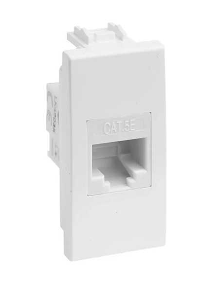 PRESA CAVO DATI LAN RJ 45 CAT 5E BIANCA MAURER - 10 | Utensili Store